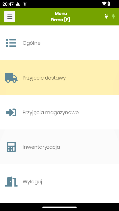 Menu główne