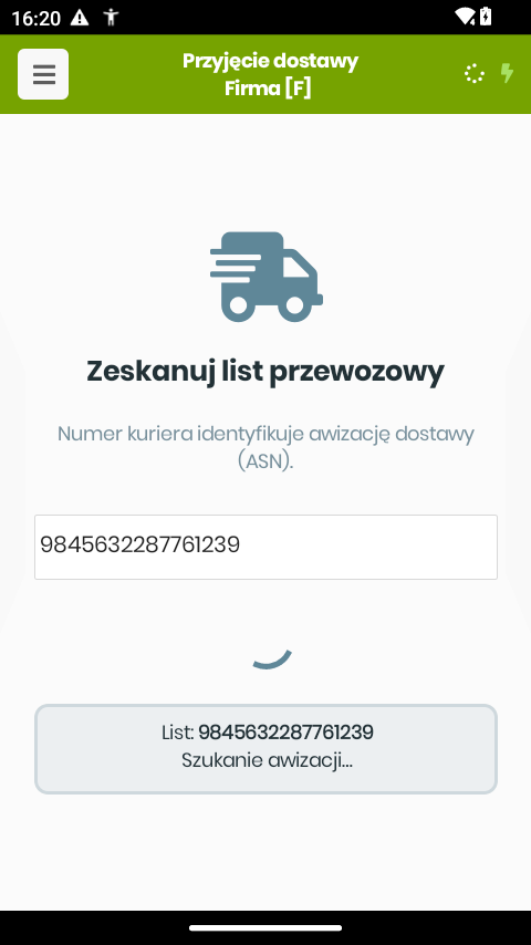 Szukanie awizacji