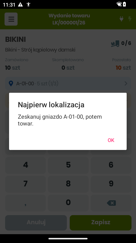 Najpierw lokalizacja